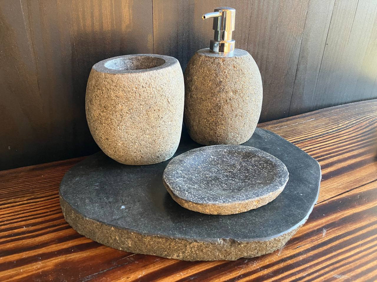 River Stone Bathroom Set RSBS002
