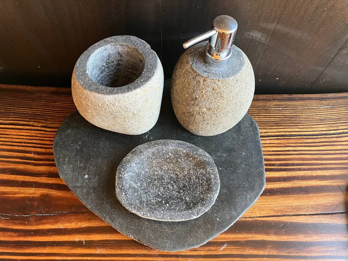 River Stone Bathroom Set RSBS002