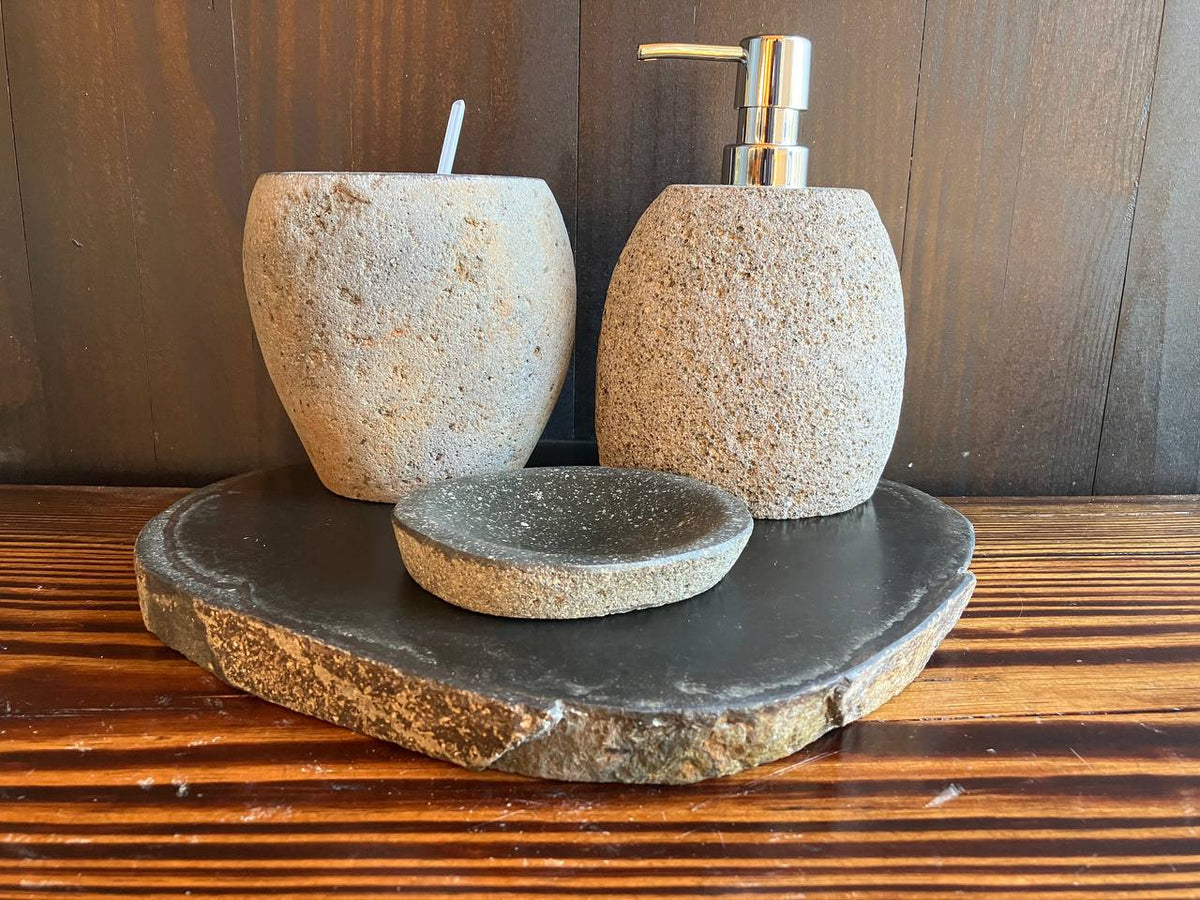 River Stone Bathroom Set RSBS003