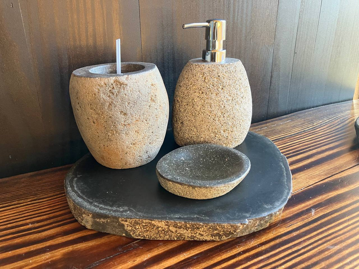 River Stone Bathroom Set RSBS003