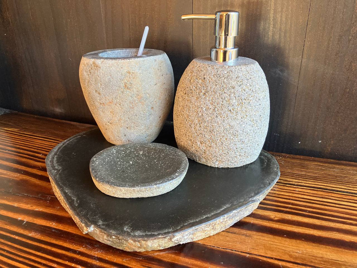 River Stone Bathroom Set RSBS003