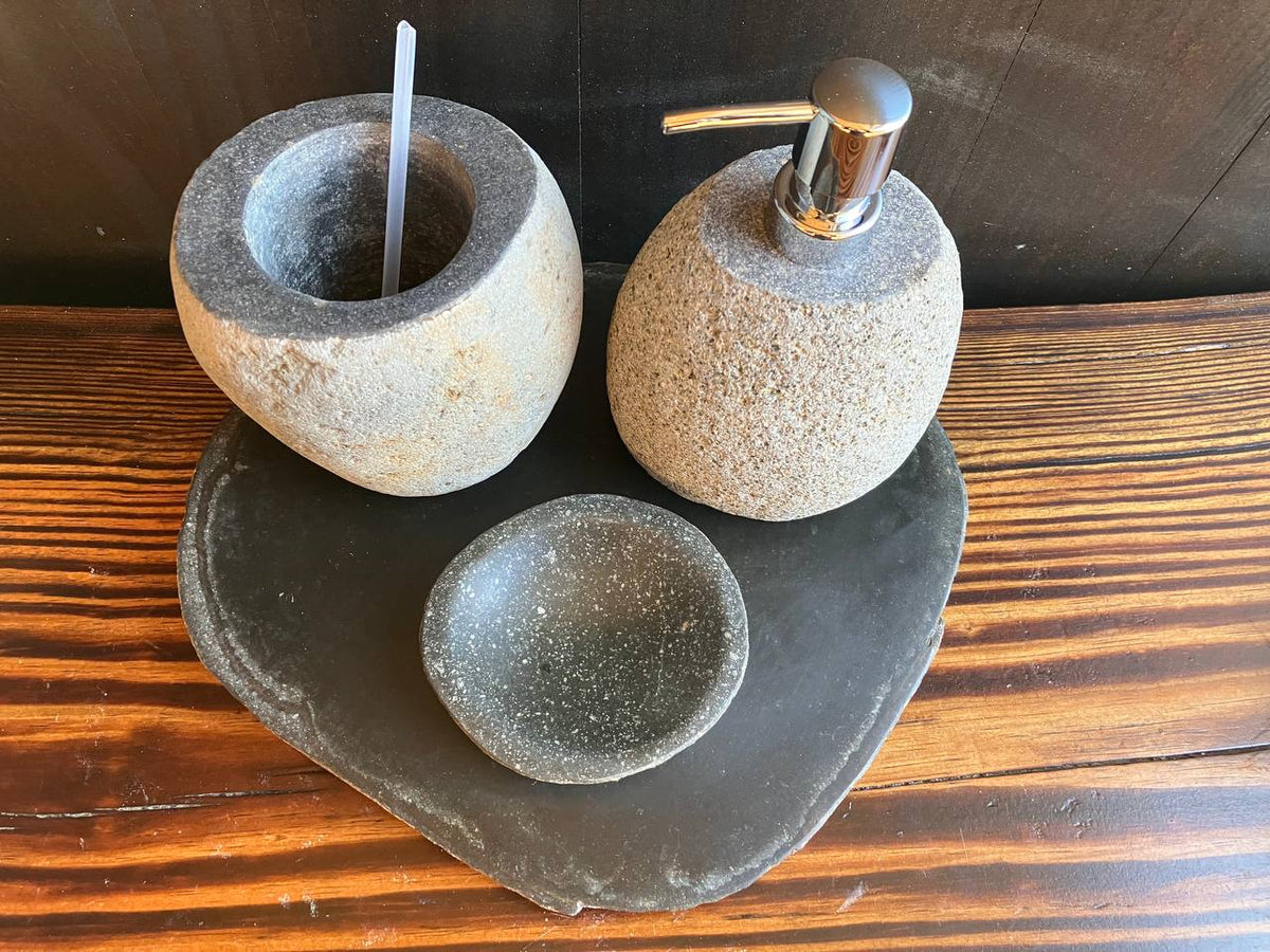 River Stone Bathroom Set RSBS003