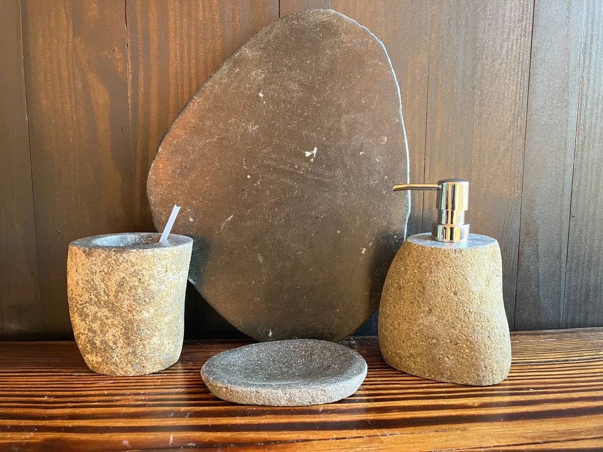 River Stone Bathroom Set RSBS003