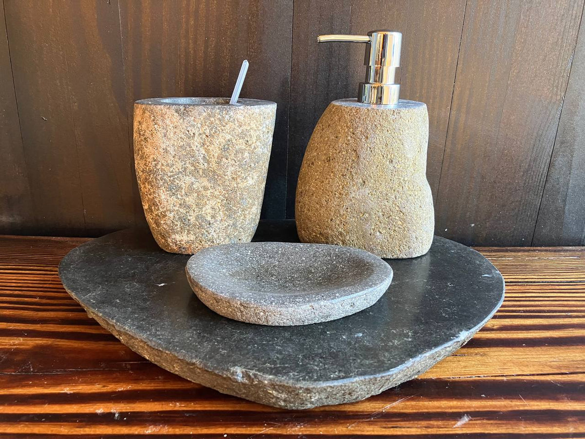 River Stone Bathroom Set RSBS004