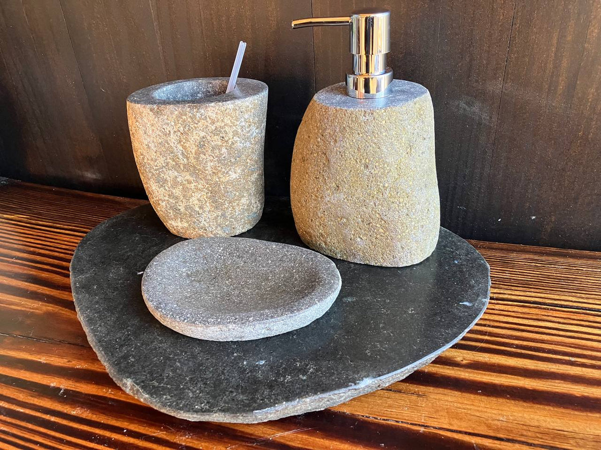 River Stone Bathroom Set RSBS004