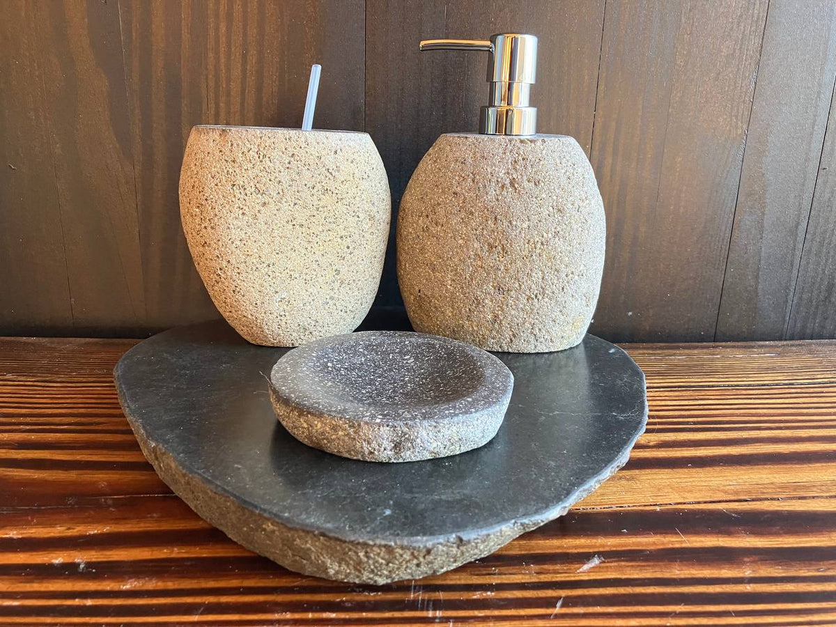 River Stone Bathroom Set RSBS005