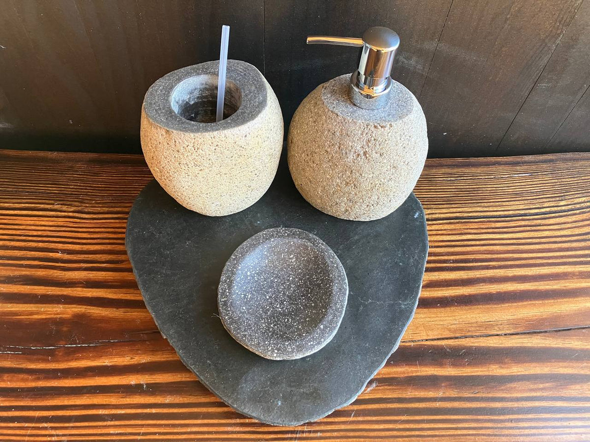 River Stone Bathroom Set RSBS005