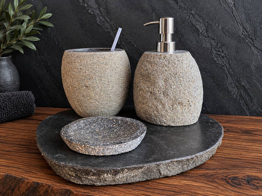 River Stone Bathroom Set RSBS005