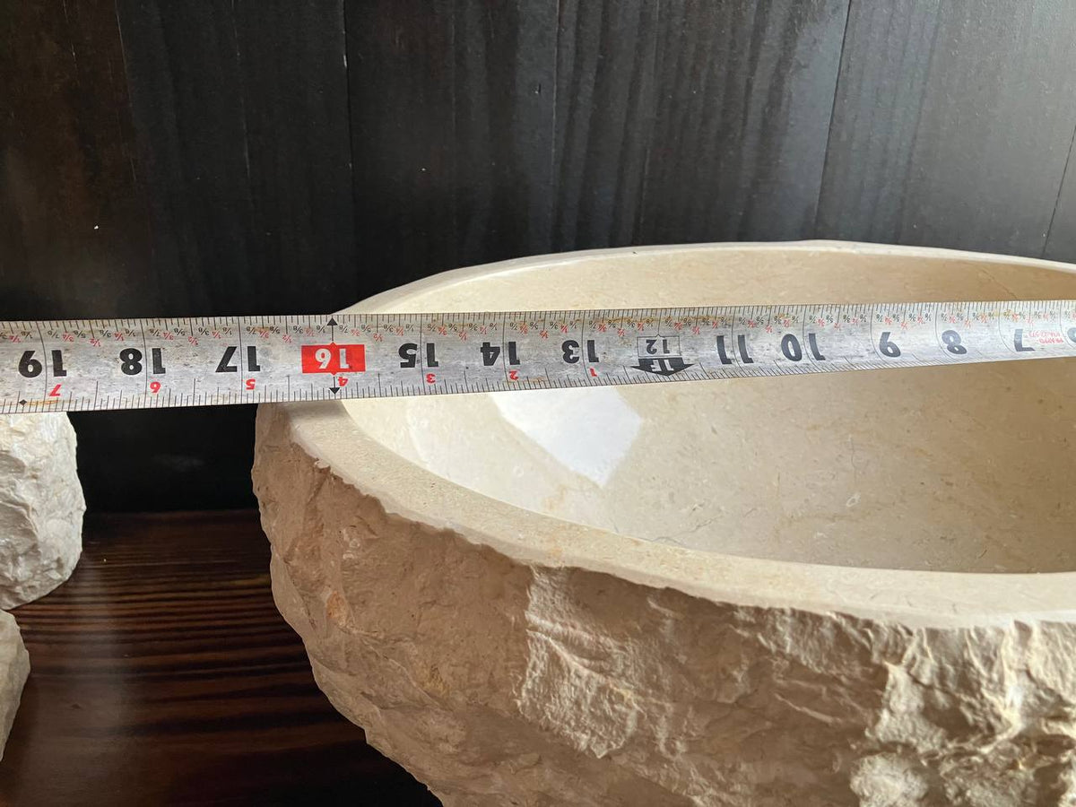 Marble Stone Sink MSS009 | 17" × 13" × 6.25"