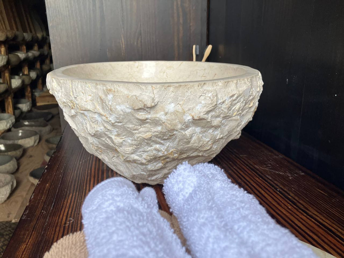 Marble Stone Sink MSS-002 | 17.5" × 13" × 6"