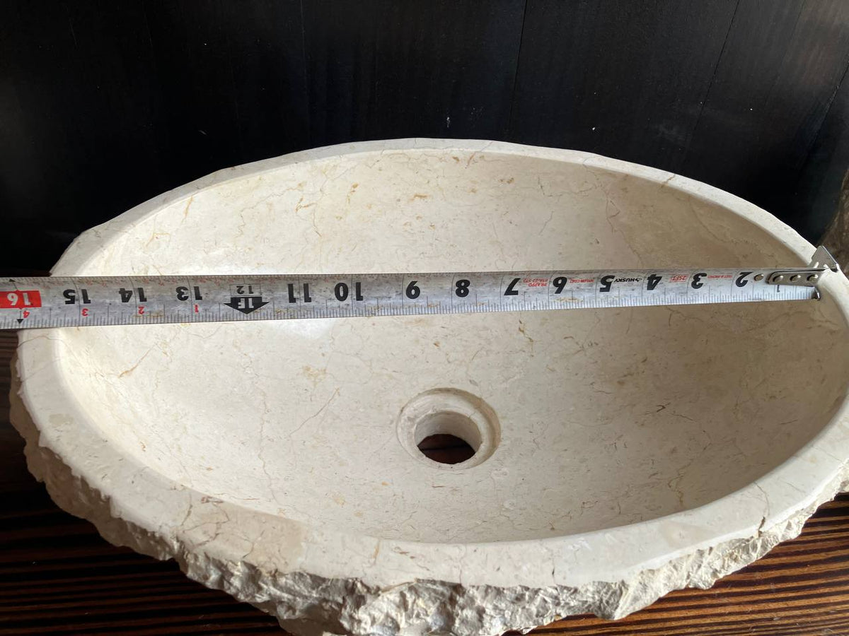 Marble Stone Sink MSS-002 | 17.5" × 13" × 6"