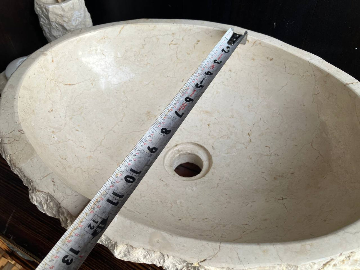 Marble Stone Sink MSS-002 | 17.5" × 13" × 6"