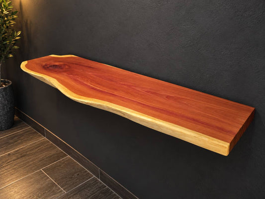 Cedar live edge bathroom vanity top LEVT-002
