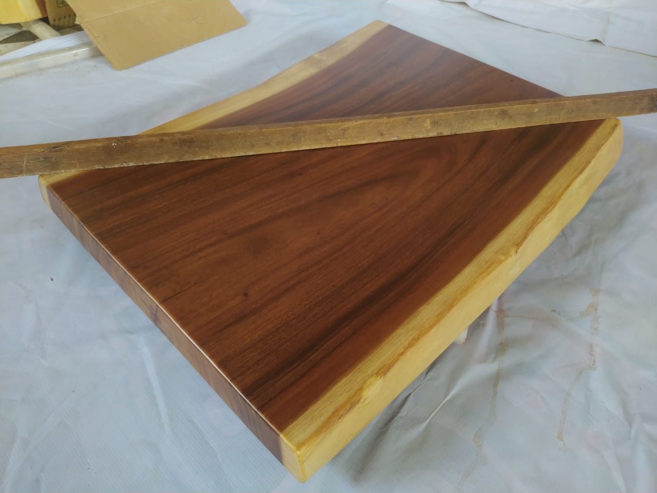 Suar Wood Countertop | 0004-555557 | 31.5″ Live Edge Solid Wood Slab