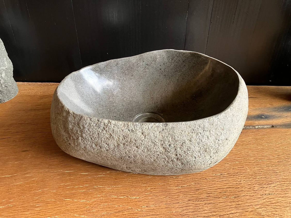 Natural River Stone Vessel Sink – RSS-048