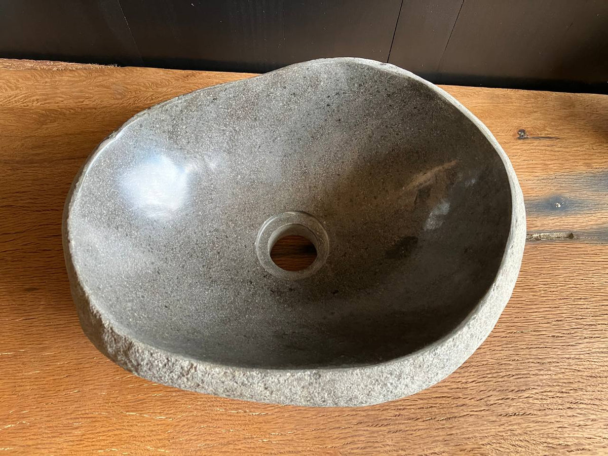 Natural River Stone Vessel Sink – RSS-048