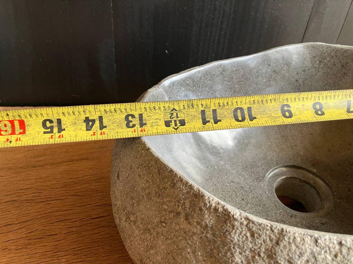 Natural River Stone Vessel Sink – RSS-048