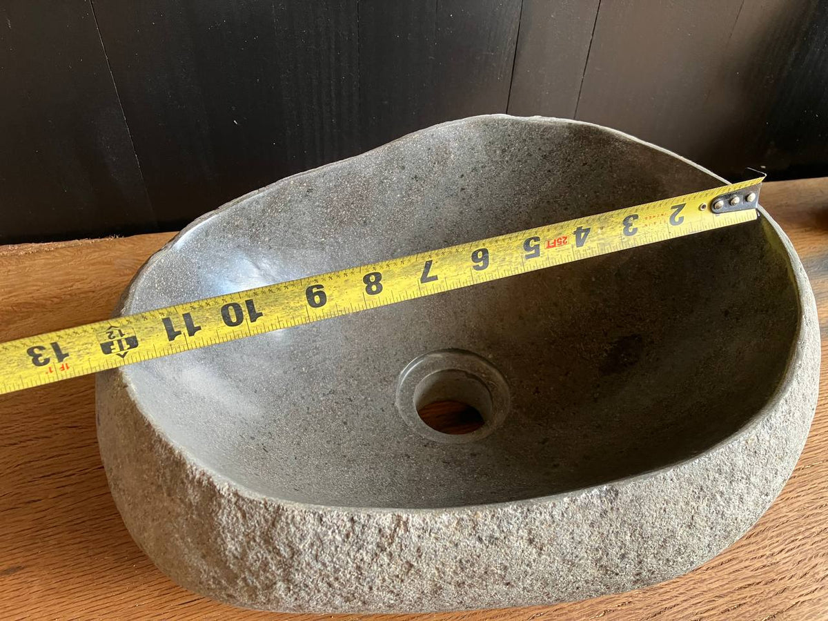 Natural River Stone Vessel Sink – RSS-048