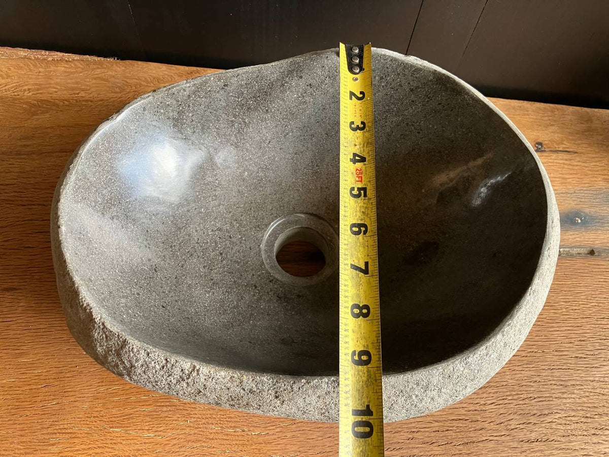 Natural River Stone Vessel Sink – RSS-048