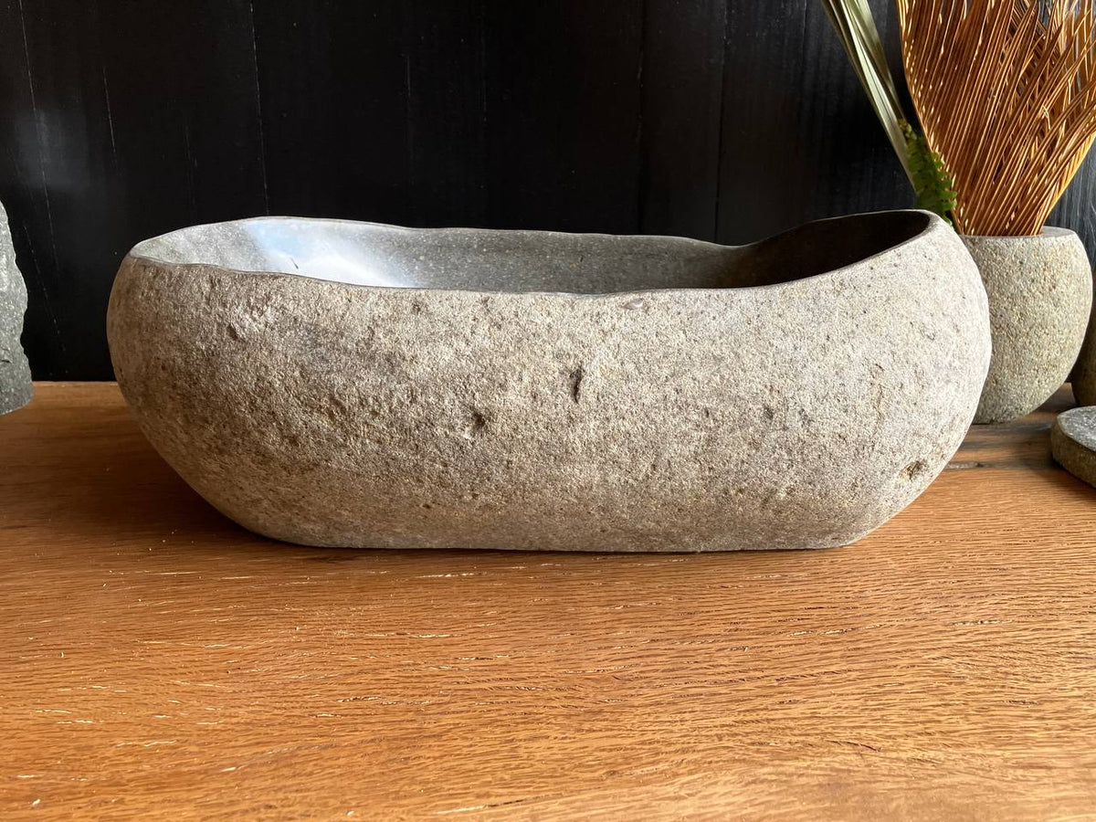 Natural River Stone Vessel Sink – RSS-049