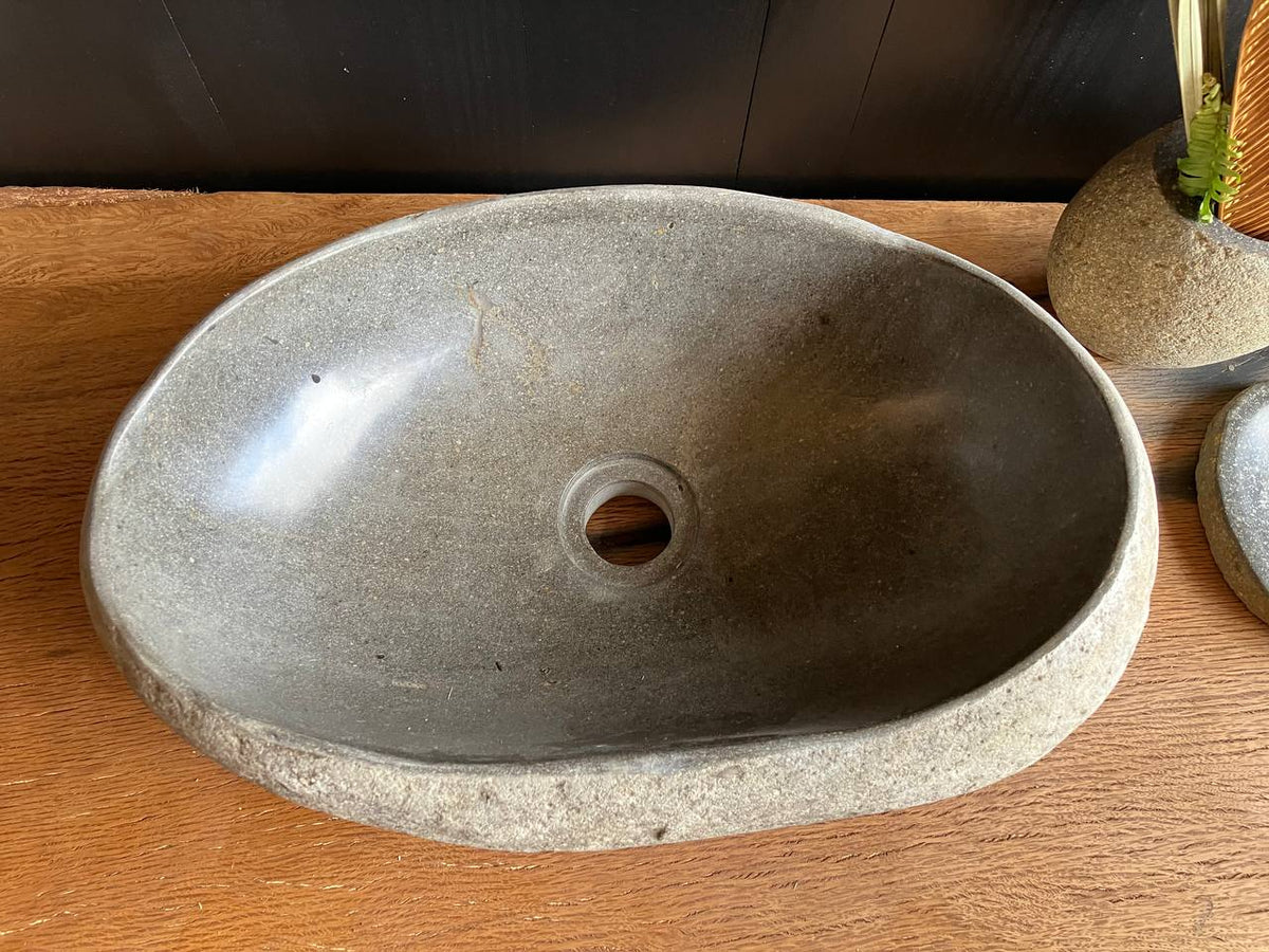 Natural River Stone Vessel Sink – RSS-049