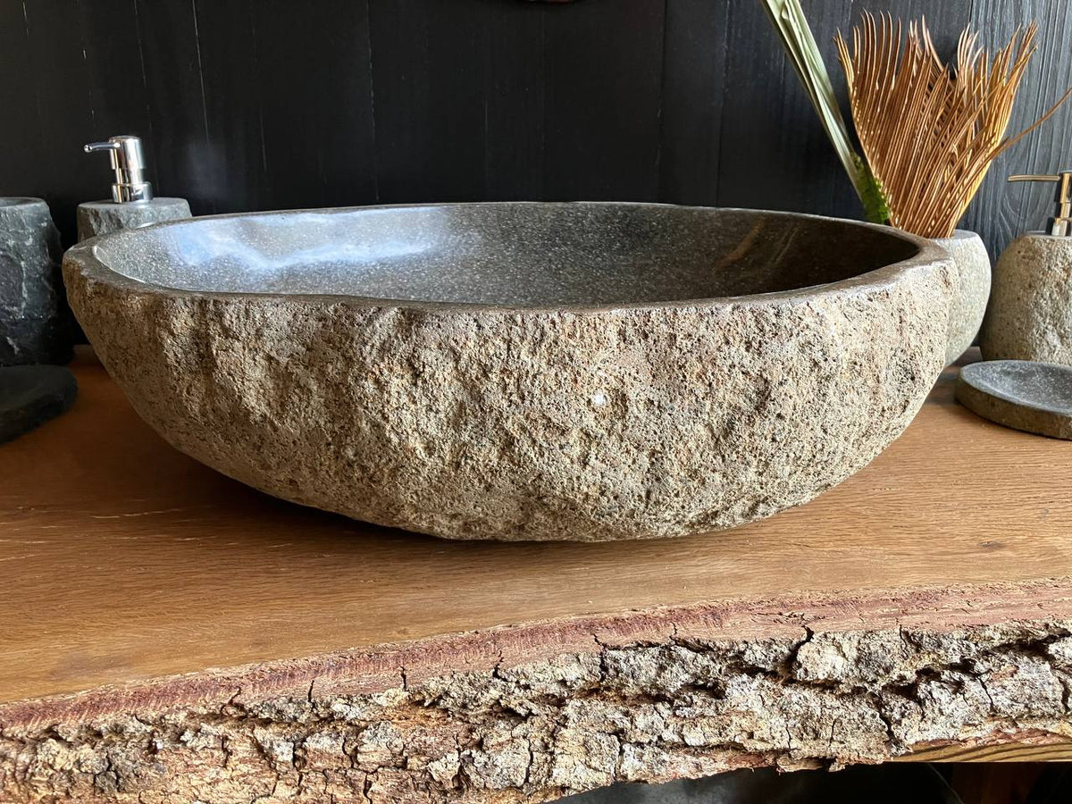 Large River Stone Vessel Sink – RSS-060