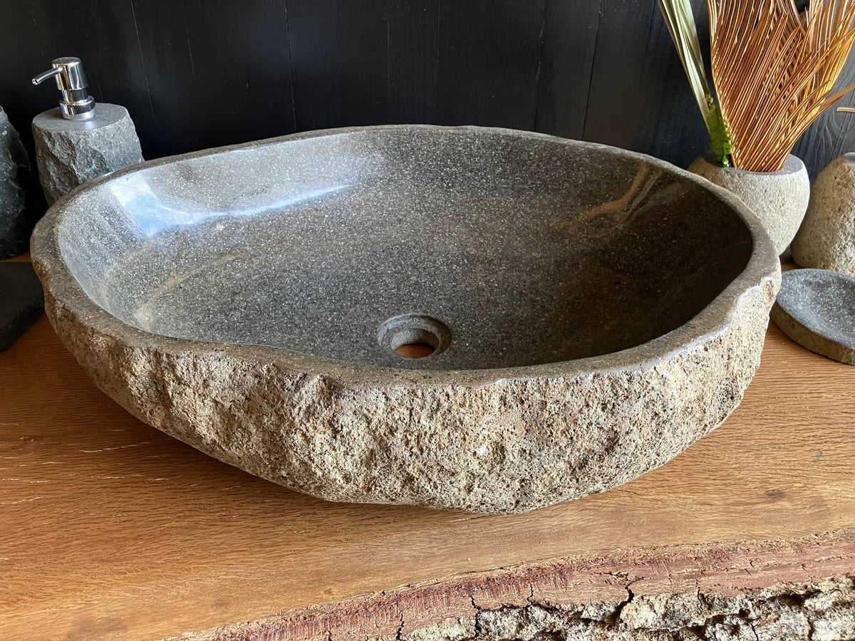 Large River Stone Vessel Sink – RSS-060