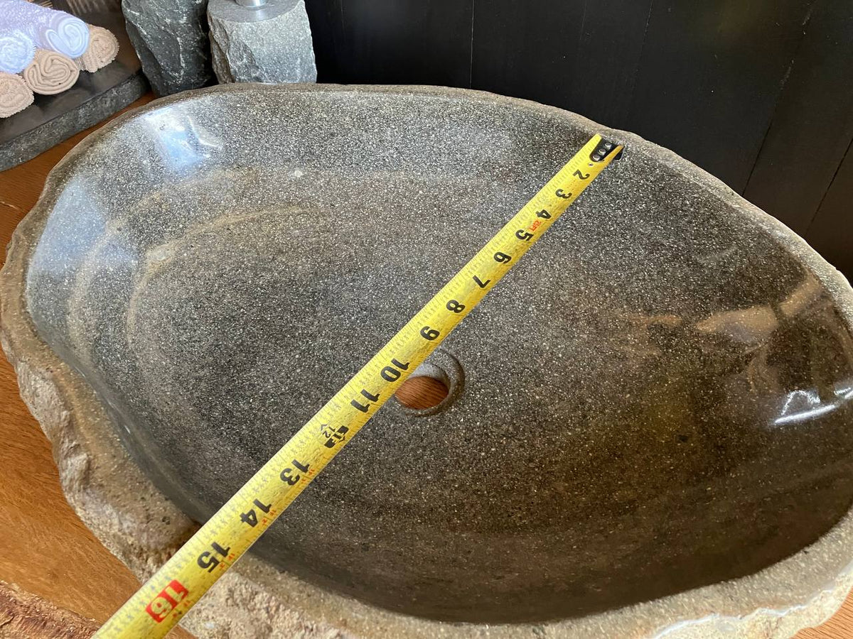 Large River Stone Vessel Sink – RSS-060