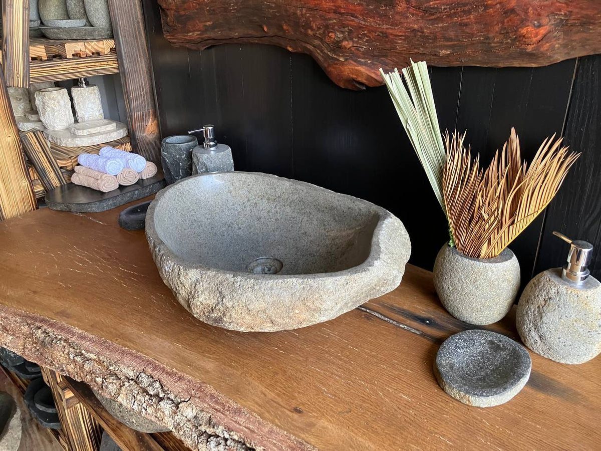 Large River Stone Vessel Sink – RSS-061