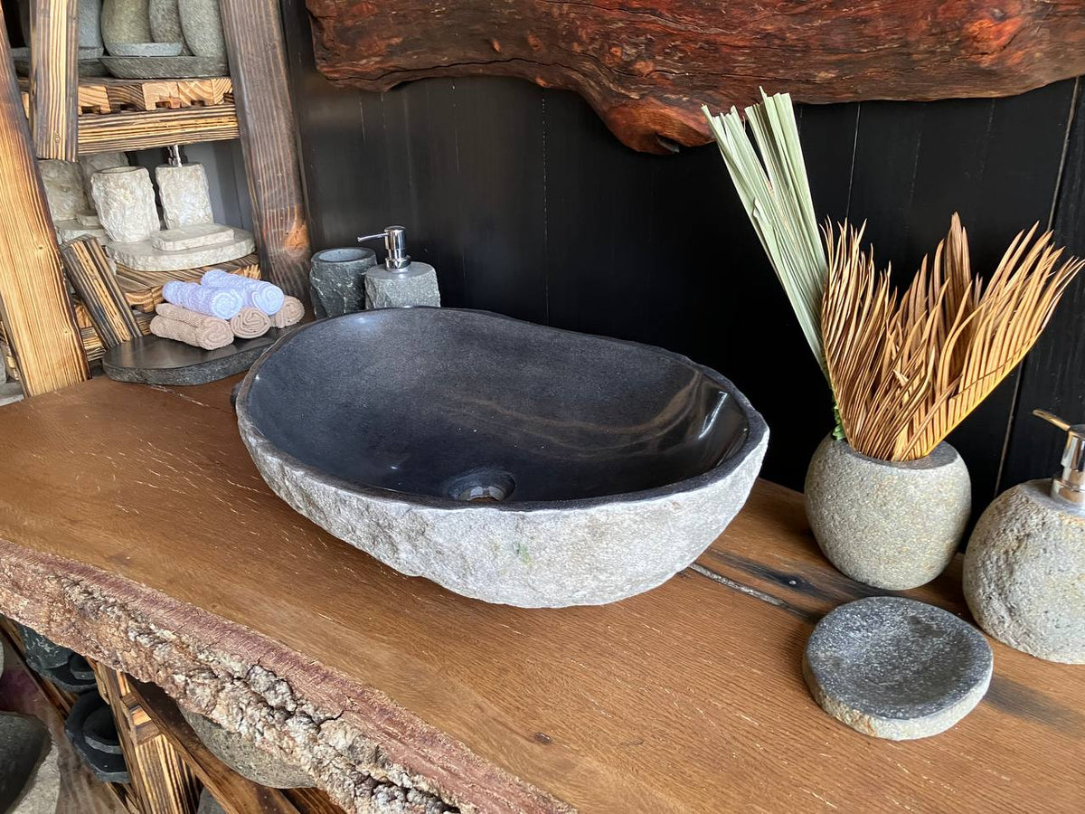 Large River Stone Vessel Sink – RSS-063