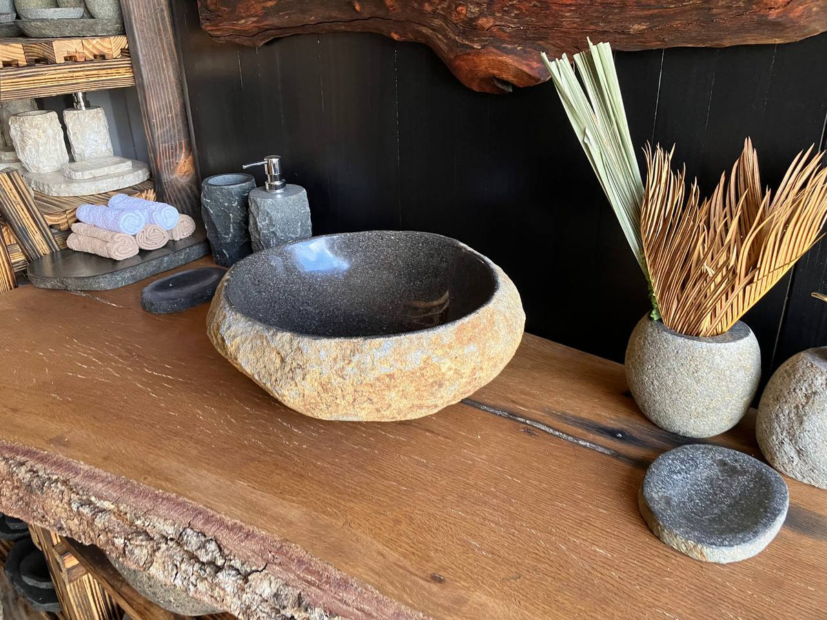 Small River Stone Vessel Sink – RSS-064