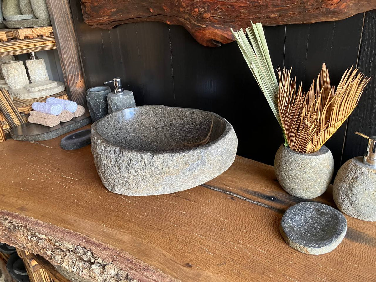 Small River Stone Vessel Sink – RSS-066