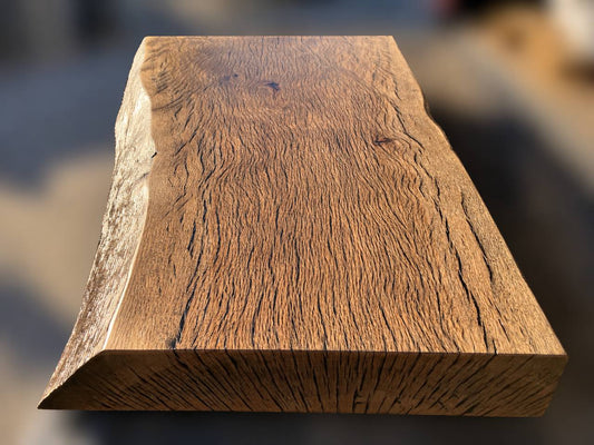 Live Edge Oak Bathroom Vanity Countertop – LEVT-012
