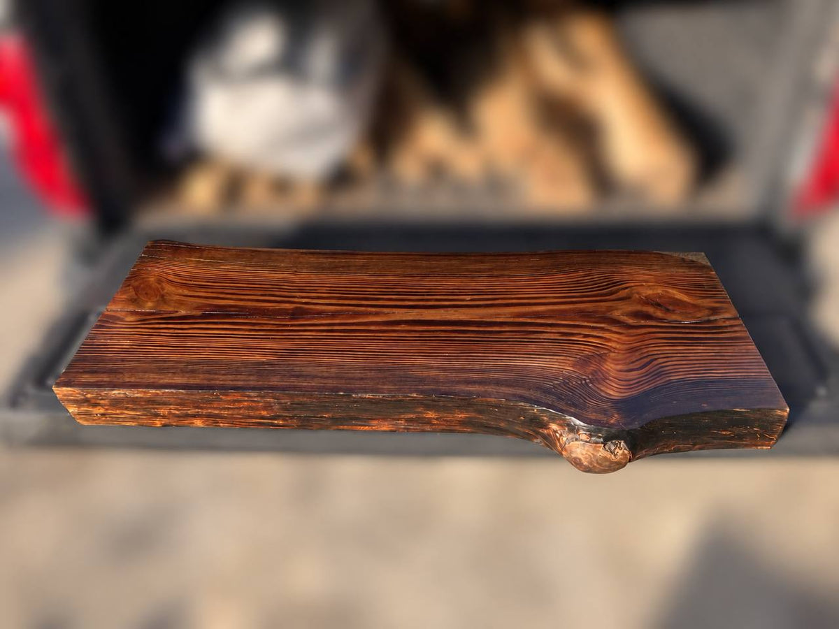 Live Edge Pine Bathroom Vanity Countertop – LEVT-014