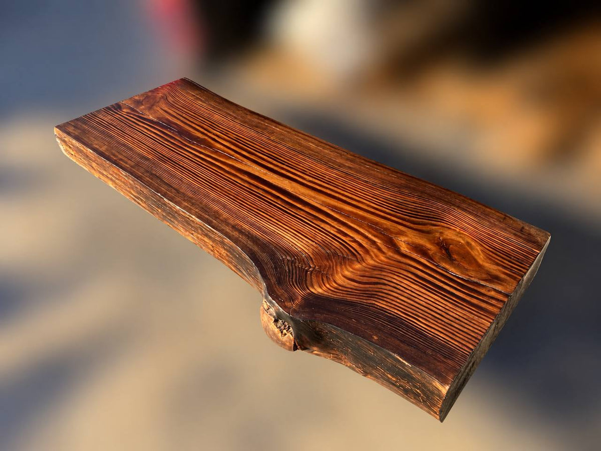 Live Edge Pine Bathroom Vanity Countertop – LEVT-014