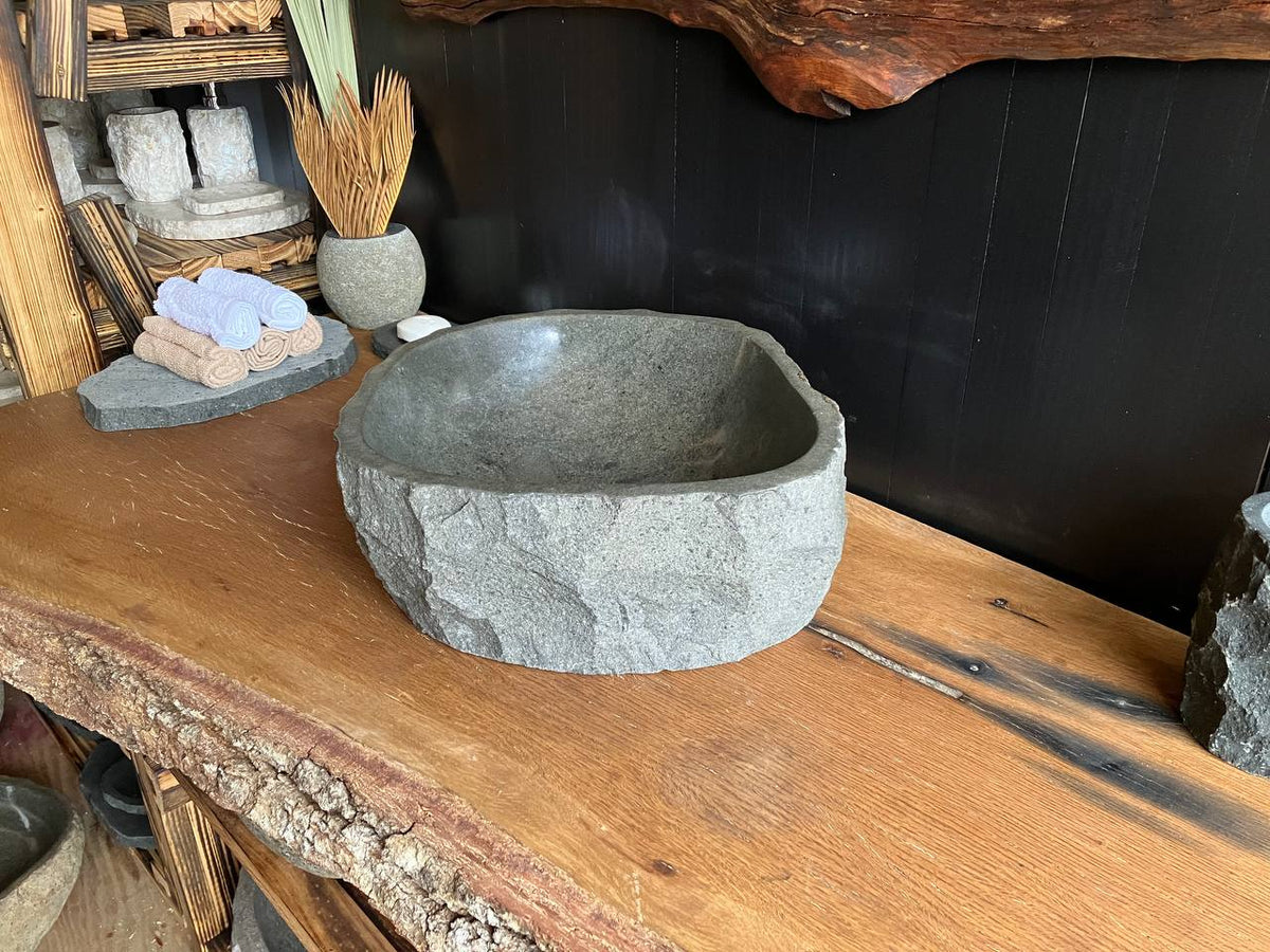 Andesite Stone Vessel Sink – ANS-008