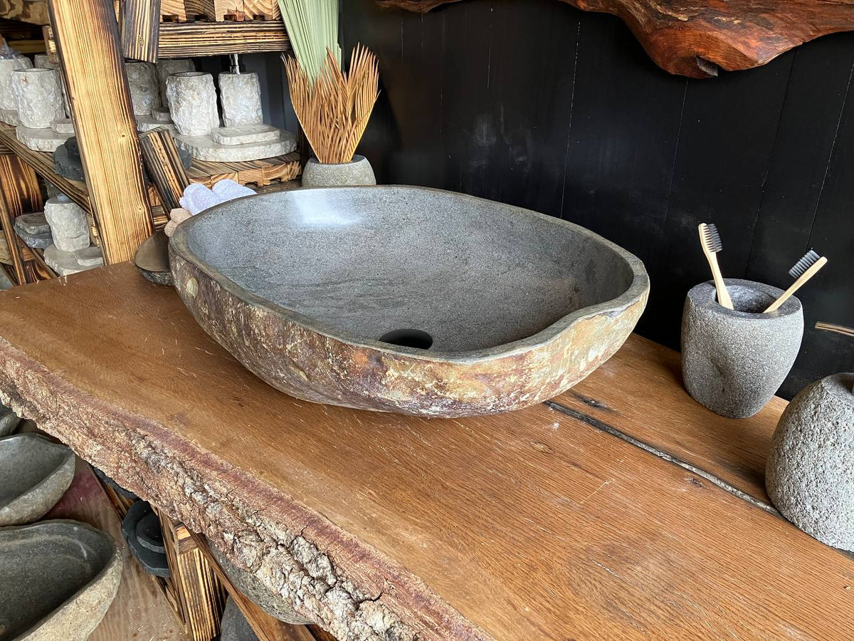 River Stone Vessel Sink – RSC-070
