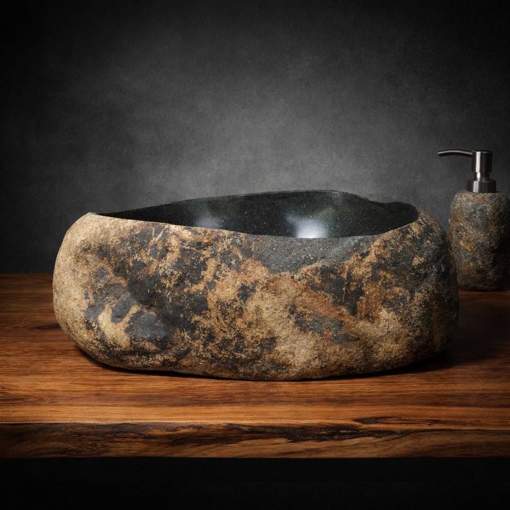 River Stone Sink | 5187-453115 | 17.5″ × 12″ × 6″
