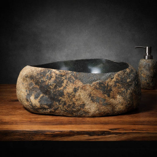 River Stone Sink | 5187-453115 | 17.5″ × 12″ × 6″
