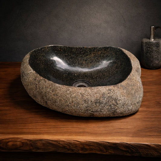 River Stone Sink | 5181-423115 | 16.5″ × 12.5″ × 6″
