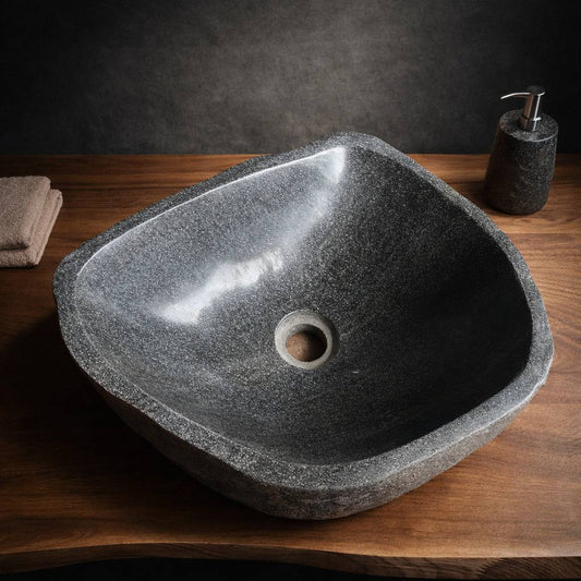 River Stone Sink | 6132-4132 | 16″ × 13″ × 6″