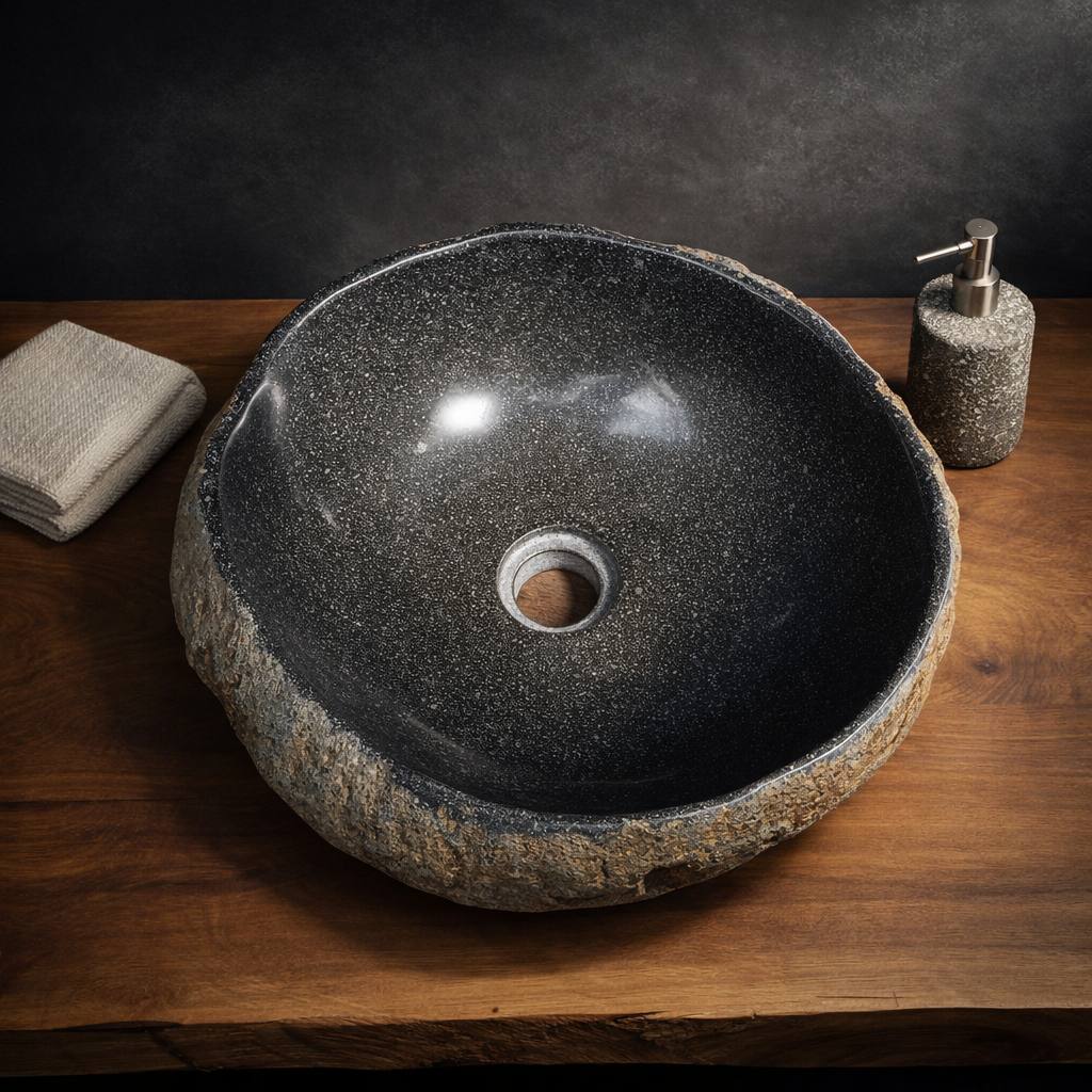 River Stone Sink | 6044-3735 | 15″ × 14″ × 6″