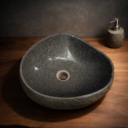 River Stone Sink | 6042-1513 | 15″ × 13″ × 6″
