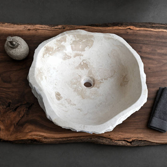 Marble Sink | A6-4948 | 19.5″ × 19″ × 6″
