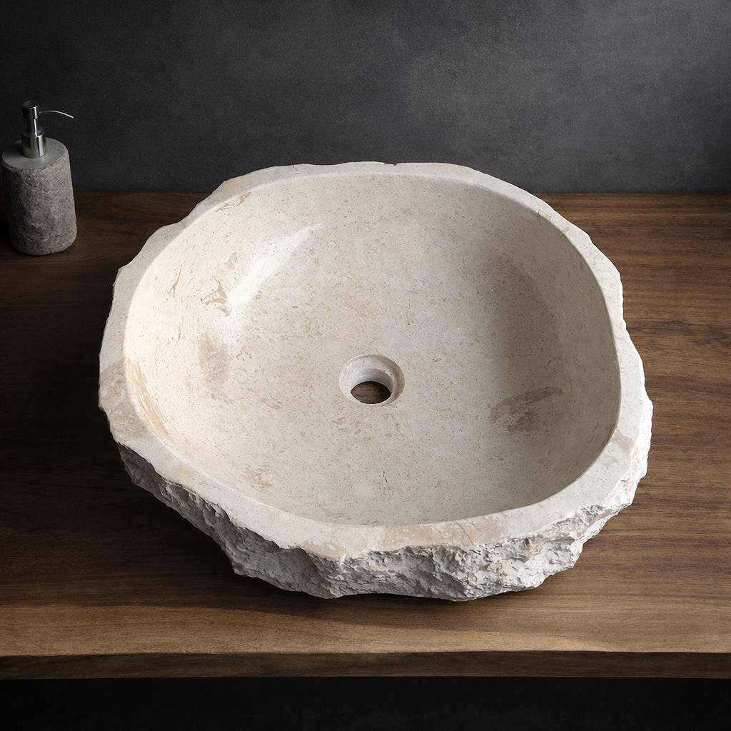 Marble Sink | A57-4745 | 18.5″ × 18″ × 6″
