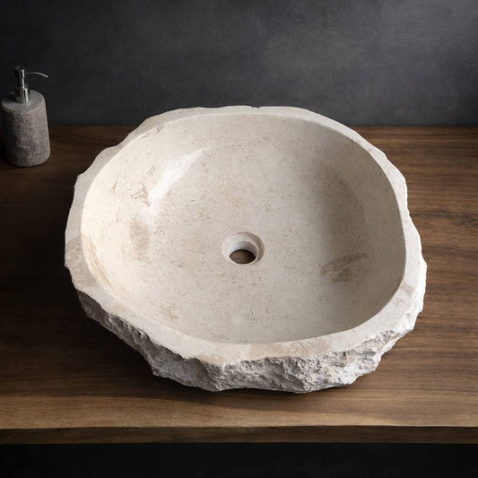 Marble Sink | A57-4745 | 18.5″ × 18″ × 6″
