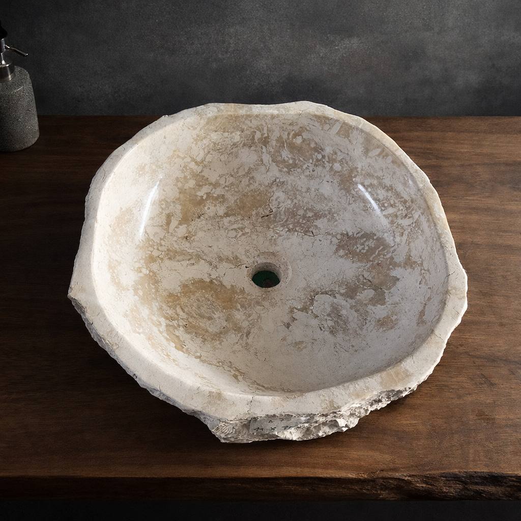 Marble Sink | A77-4445 | 17.5″ × 18″ × 6″
