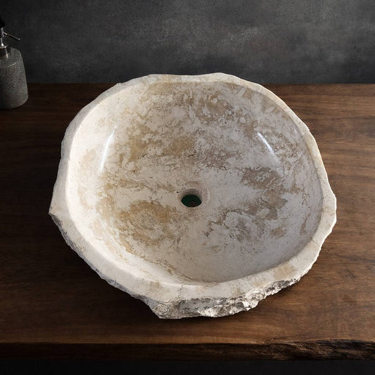 Marble Sink | A77-4445 | 17.5″ × 18″ × 6″
