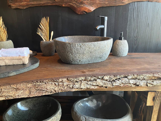 River Stone Vessel Sink RSC-091