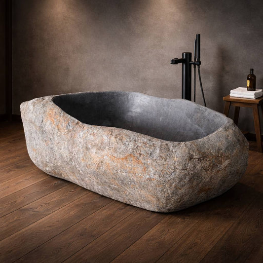 River Stone Bathtub | RSB168.123.67-66"48″26″